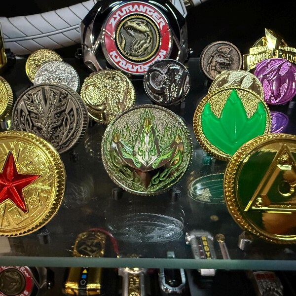 Daimetal Mecha WHITE Falcon Metal Coin Ranger Power Challenge Coin - Etsy