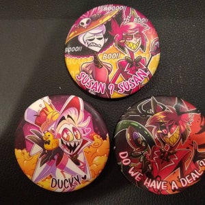 バッジ＆マグネット「ハズビンホテル」 - Etsy 日本