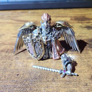 Crimson Templar Figurine, Magnetic Action Figure, Toy for Men