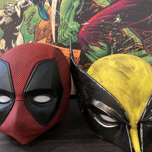 デッドプール ハーフシェルコスチューム コスプレマスク スクリーン
