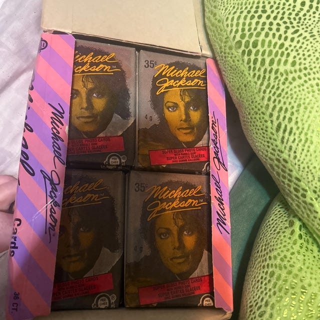 Michael Jackson Rare Opc Canadian Version Cards 36 Packs Box 1984