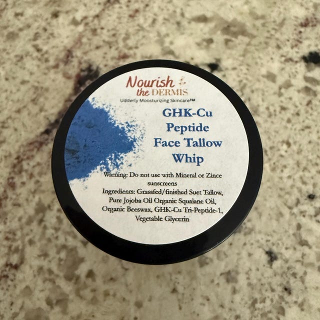 glutathione with vitamin c iv Ghk-cu Peptide Face Tallow Whip