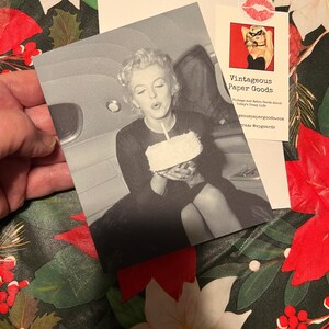マリリン・モンローのバースデーカード - クラシックなオールド