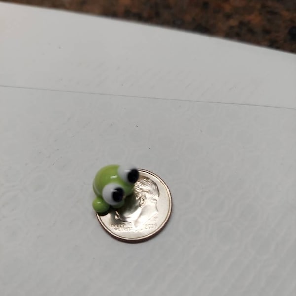 Frog Gifts Frog Figurine Tiny Frog Miniature, Mini Glass Frog Figurine ...