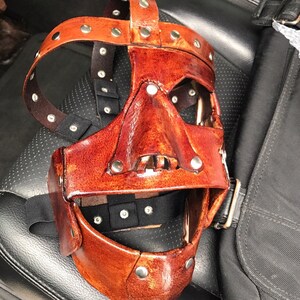Leather Mankind Mask Replica Halloween Etsy