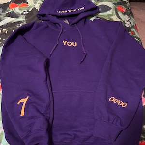 New BTS Inspired Hoodie - 7 - 00:00- Seven With You - Never Walk