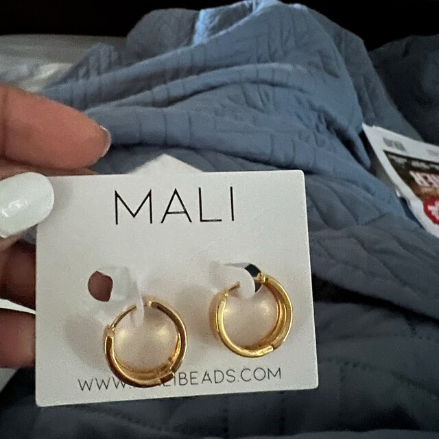 18K Gold Filled Thick Huggies, Small Hoops, Chunky Hoop Earrings
