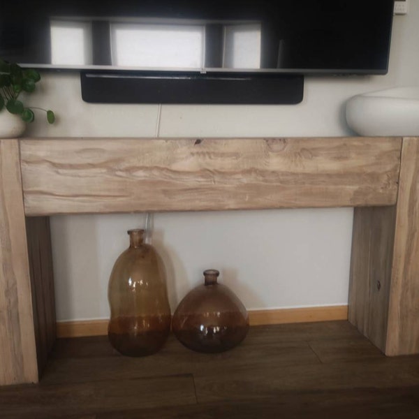 Modern Rustic Console Table - Etsy