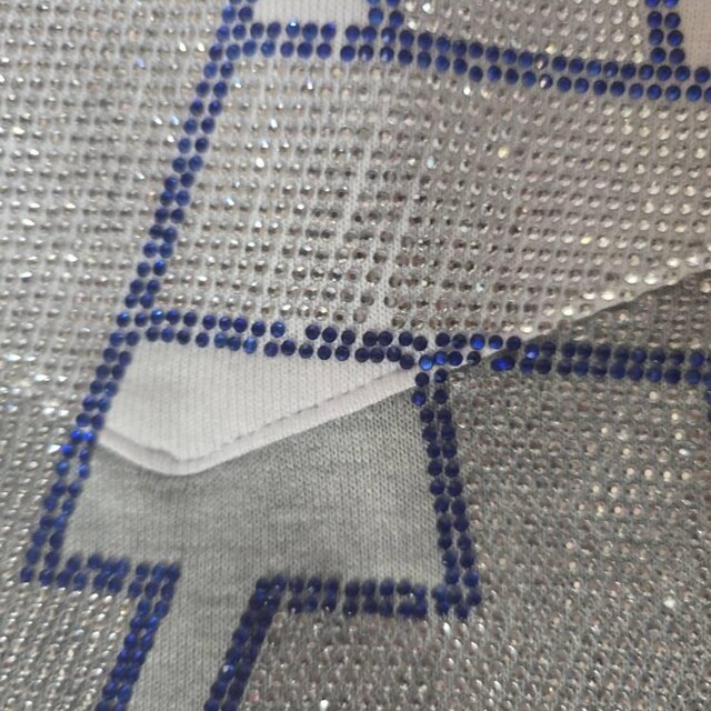 Dodgers Corset Top With Side Cuts and Rhinestone Laces - Etsy