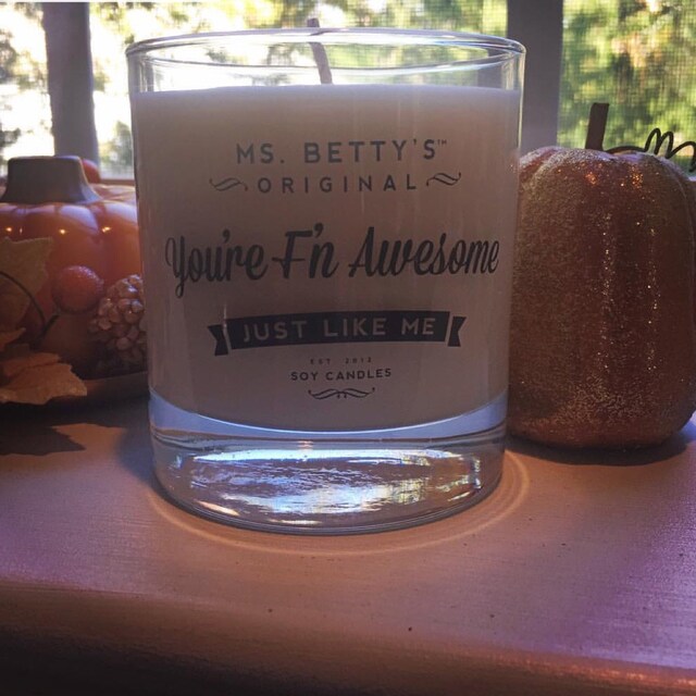 Ms. Betty's Original BadAss Scented Soy Candles Etsy