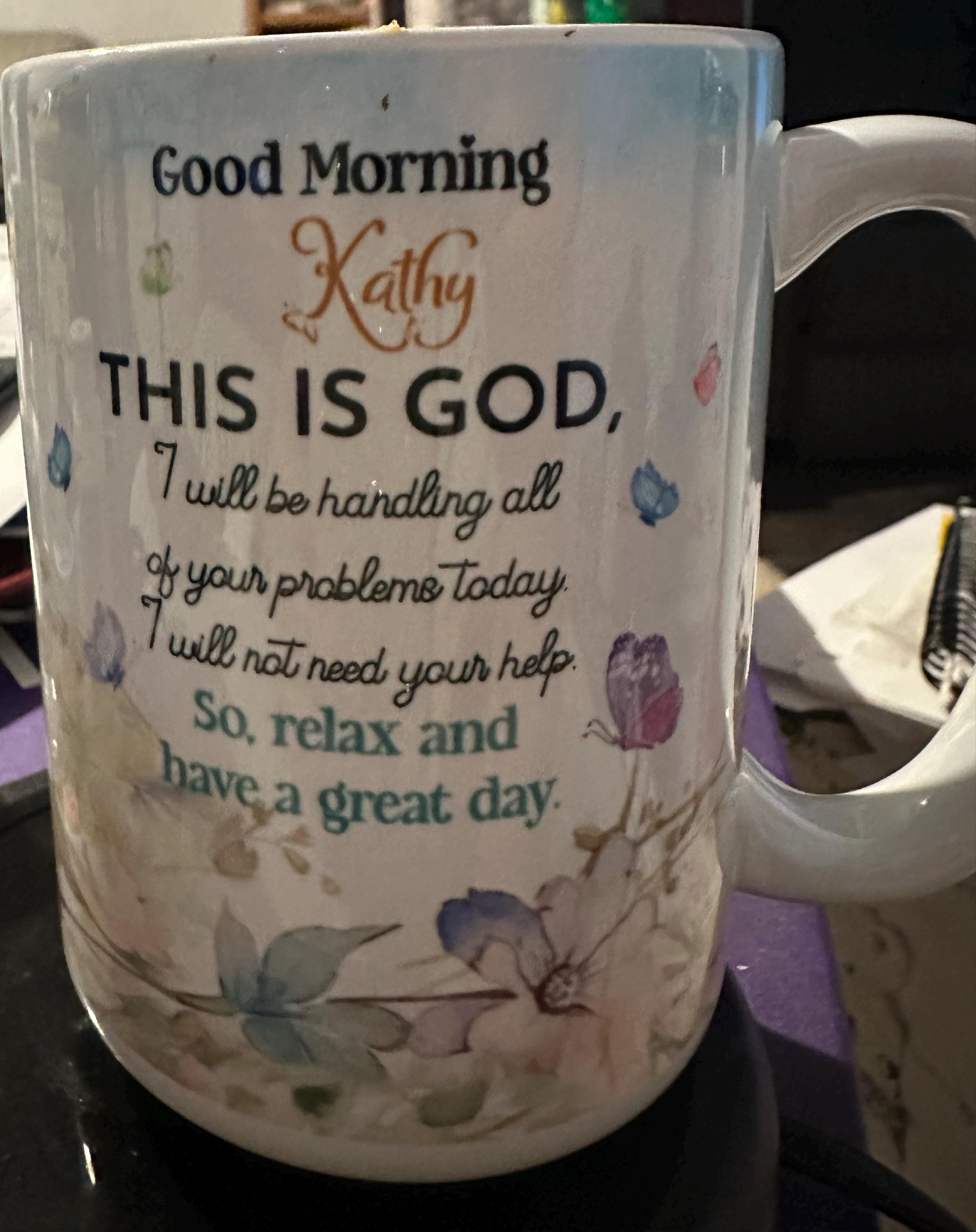Personalized Christian Coffee Mug Bible Study Gift, Inspirational Mug For Christian Gift, Positive Coffee Mug Gifts Good Morning This Is God