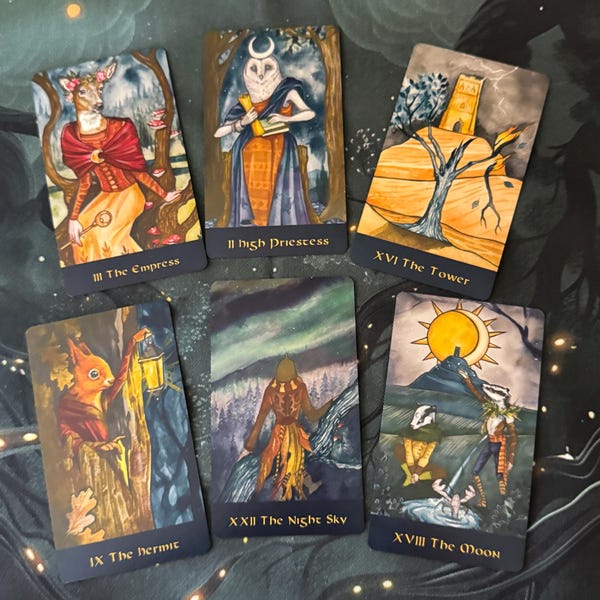 Tarot of the Old Forest Limited Edition Gold Edges - Etsy