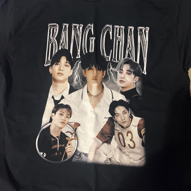 straykids ユニフォームTシャツ Bang Chan Bangchan Retro 90s Bootleg T-shirt, KPOP T-shirt and Gift