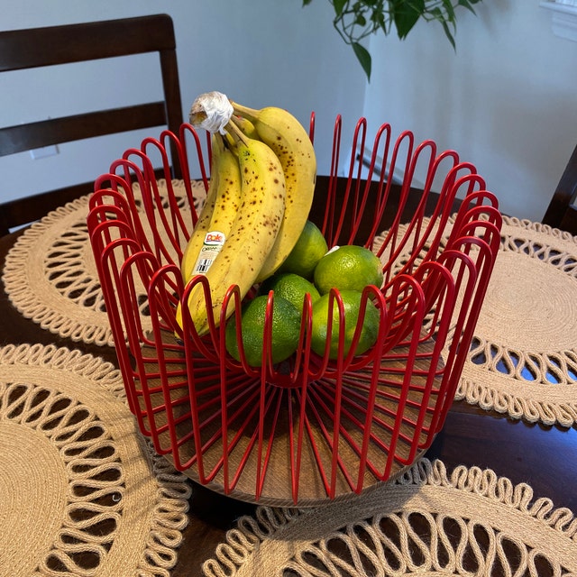 IKEA Red Bowl Fruit Bowl Vintage Rare 1990s Design Object - Design