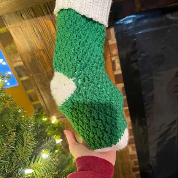 Country Cottage Stocking Crochet Pattern - PDF Digital Download ...