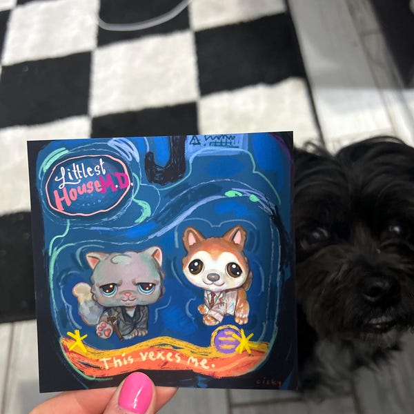 House V. God Mini Print - Etsy