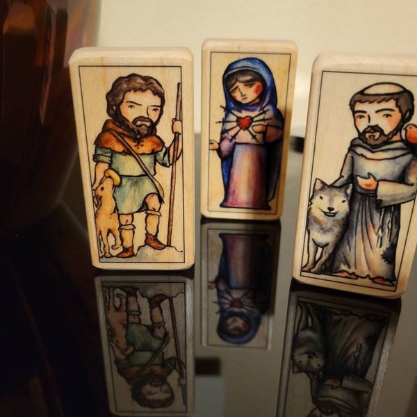 Our Lady of Sorrows Patron Saint Block With Gift Bag // Immaculate ...