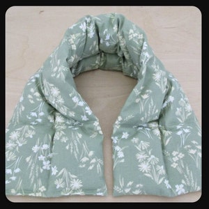 EXTRA LONG 30" Heated neck wrap + Gift set for mom + Relaxation gift + Birthday gift + Mother's Day gift + Great for migraines and arthritis