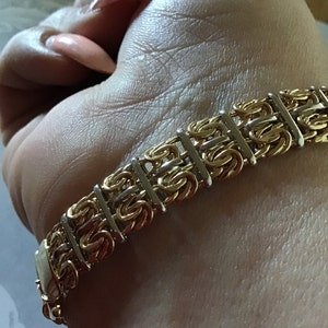 14K Solid Yellow Gold Mariner Link Chain Necklace, 1.2MM to