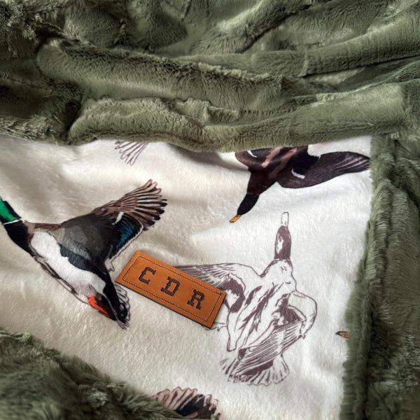 Preemie Duck Receiving Blanket