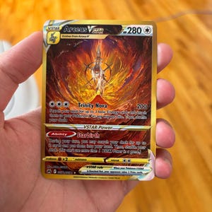 trinity nova pokmon card value Pokemon - Arceus VSTAR GG70/GG70 - Crown Zenith - Galarian Gallery -Secret Rare - Gold : Buy Online at Best Price in KSA Colorless / 280 / Basic Pokemon Card TCG Arceus VSTAR