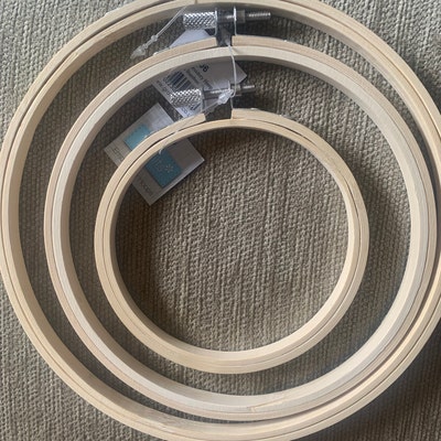 Elbesee 4" (10cm) Wooden Embroidery Hoop For Cross Stitch