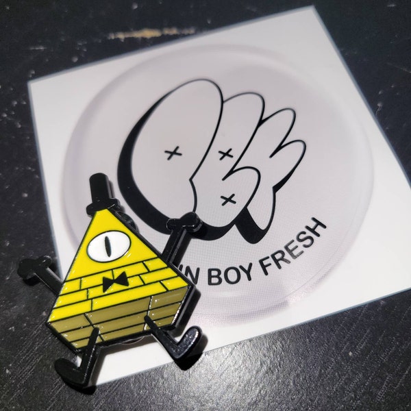Bill Cipher Soft Enamel Pin - Etsy