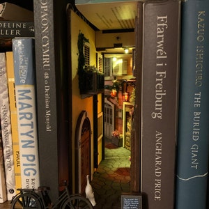 MINIALLEY Italy Booknook Assembled Prebuilt Bookshelf Insert Bookshelf  Alley Book Nook -  Finland