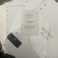 Planner Quotes or Printable Dashboards Planner Accessories, 14 Minimal ...