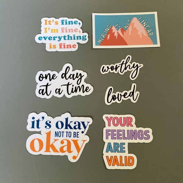 PICK YOUR OWN Stickers | Mental Health Sticker Pack | Custom Sticker ...