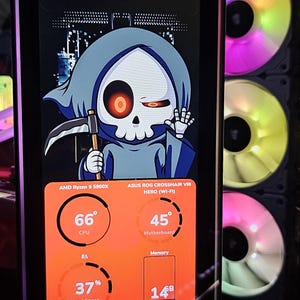 Live2d Vtuber Grim Reaper  / Vtuber Discord/ Vtuber Twitch/ Vtuber Model for Commercial multiple colors Ready to Use Live2D Full Body