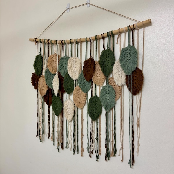 Handmade Hat Rack, Macrame Hat Hanger, Cowboy Hat Rack, Hanging Hat ...