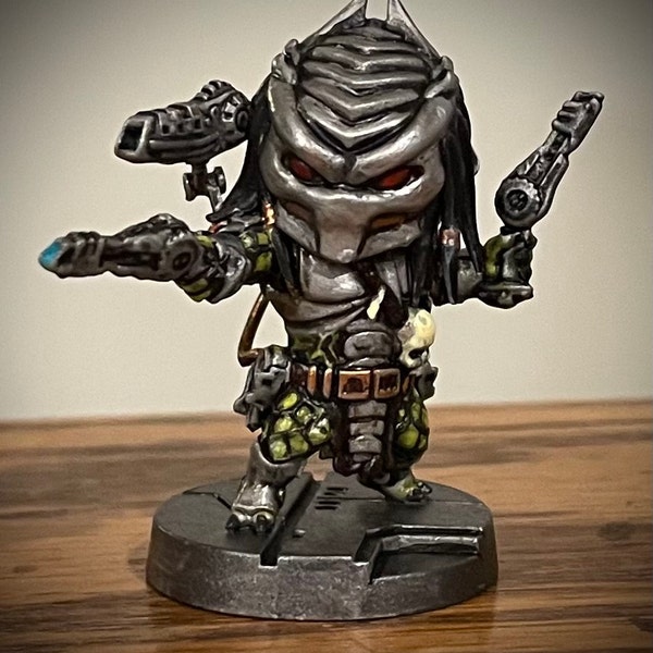 Chibi - Predator Heavy Gunner - 3d Printed Miniature - Etsy