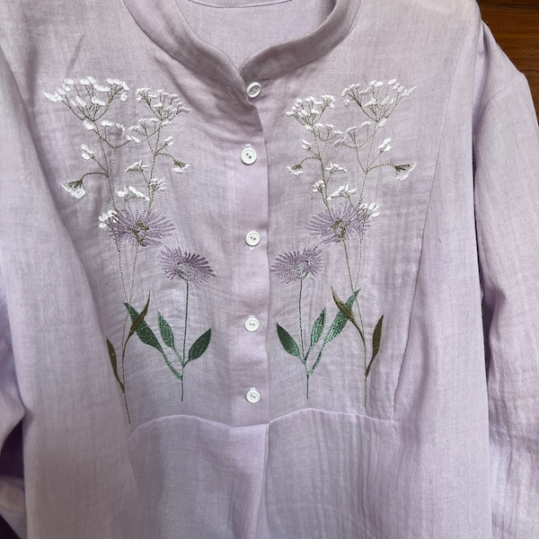 18 Wild Flowers Machine Embroidery Design, Floral Botanical Mini ...