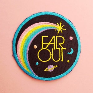 Far Out Iron on Patch - Etsy