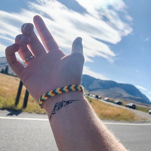 2 Mountain Outline Temporary Tattoos Smashtat Etsy
