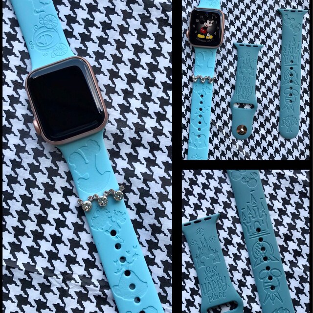 ☆US Disney Parks☆Apple Watchストラップ ガーディアンズ Disney Parks D-Tech Apple Watch Band -Mickey Mouse & Friends