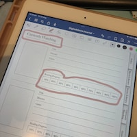 Digital Reading Planner, Digital Reading Journal, Reading iPad Planner ...