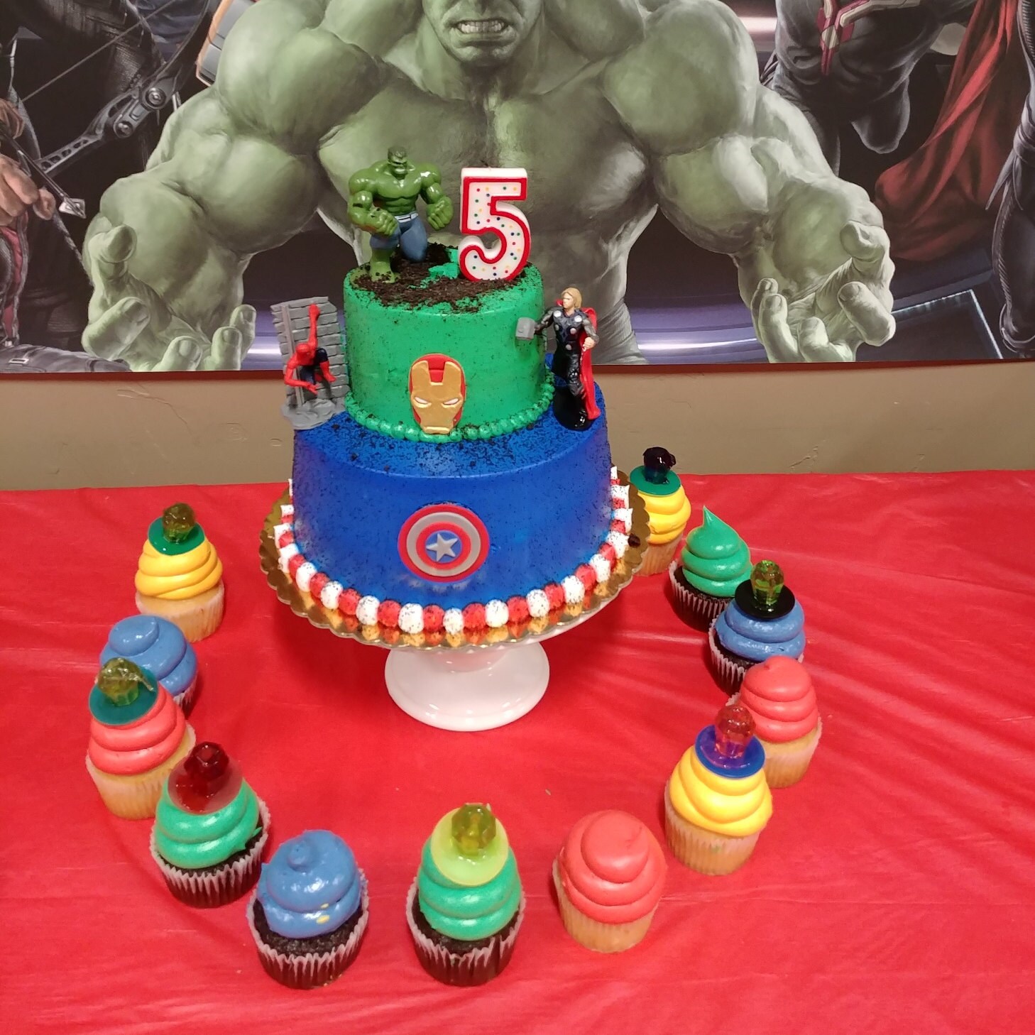 Cake Toppers Home Garden 30 X Marvel Super Hero Squad Edible Rice Paper Or Icing Cup Cake Topper