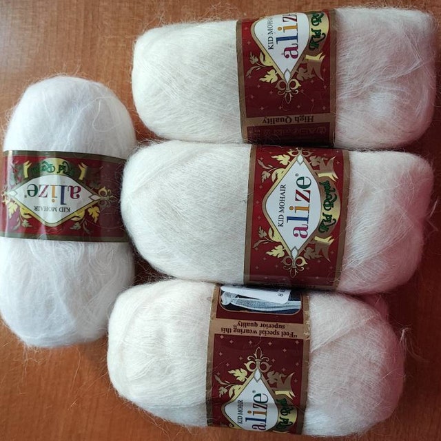 Yarn Alize Kid Mohair Yarn кid Mohair Yarn Wool Blend Yarn