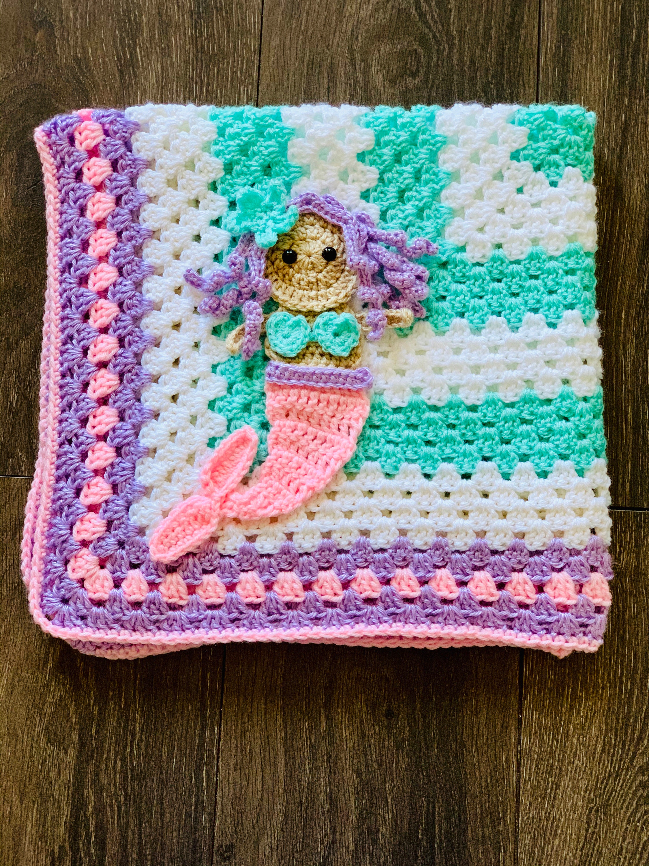 Crochet Pattern INSTANT DOWNLOAD PDF Mermaid crochet crochet