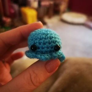 Little Tiny Cute Crochet Narwhales Stuffies Keychain Gift - Etsy UK