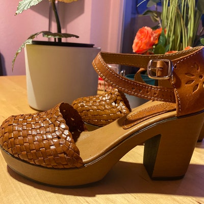 mexican woven leather sandals
