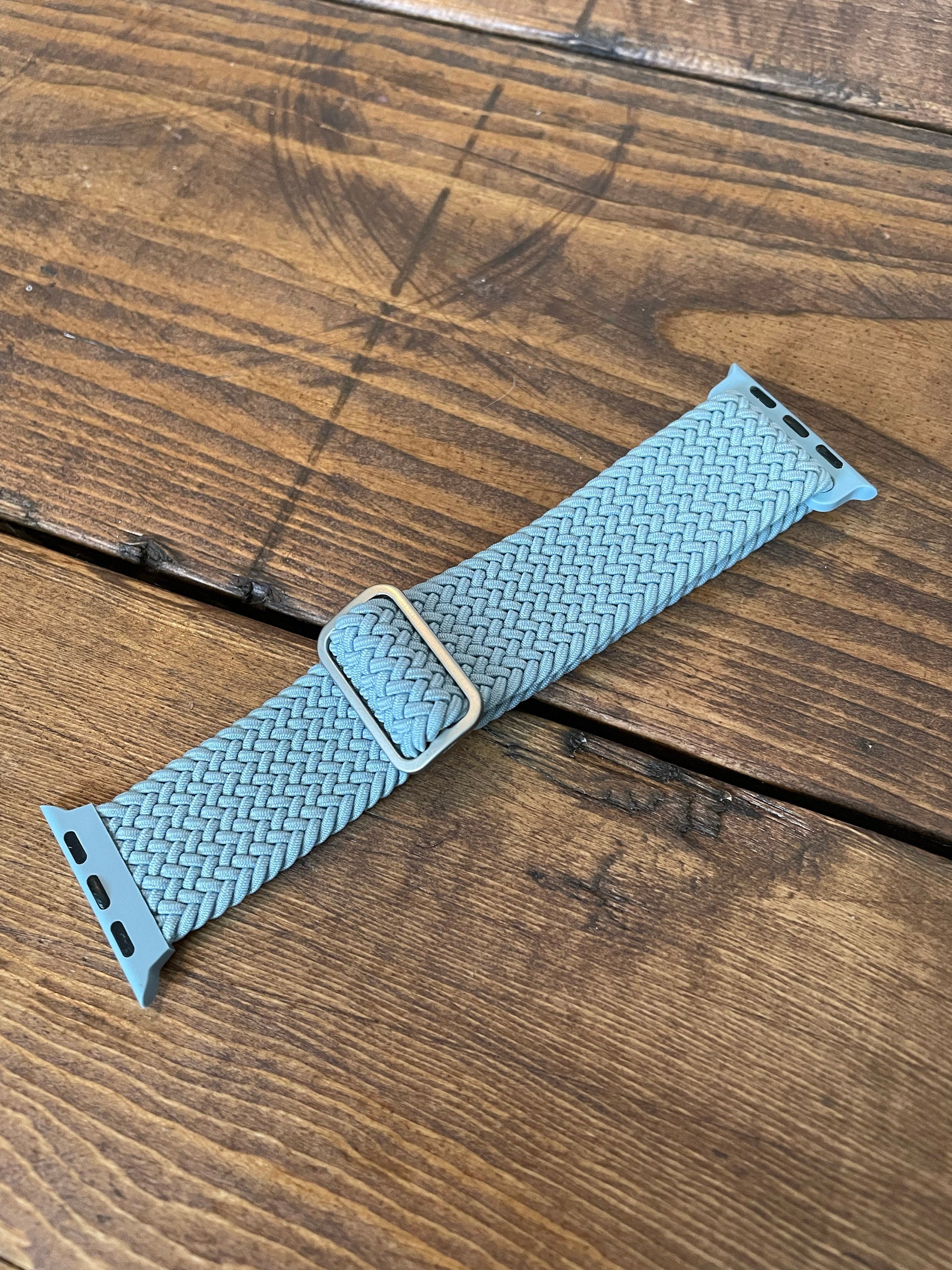 New color! Adjustable Braided Solo Loop Strap Band For Apple Watch Series 9 8 7 6 5 SE Knit Woven Band iWatch Loop 38mm 40mm 41 mm 42mm 49mm