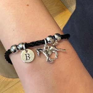 Pulsera Con Dije De Caballo, Joyería Ecuestre Para Amantes De Los Caballos, Pulsera Ajustable Con Forma De Poni Infinito Para Mujeres, Adolescentes Y Niñas, Metal, No Es Una Piedra Preciosa