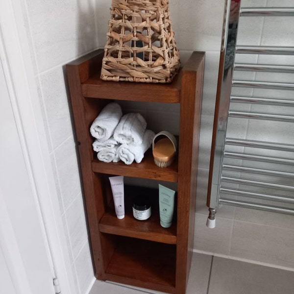 Chunky Bathroom Shelving Unit / Handmade / Wood / Rustic Bathroom ...