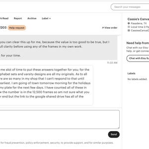 Acquirente Etsy ha aggiunto una foto del proprio acquisto
