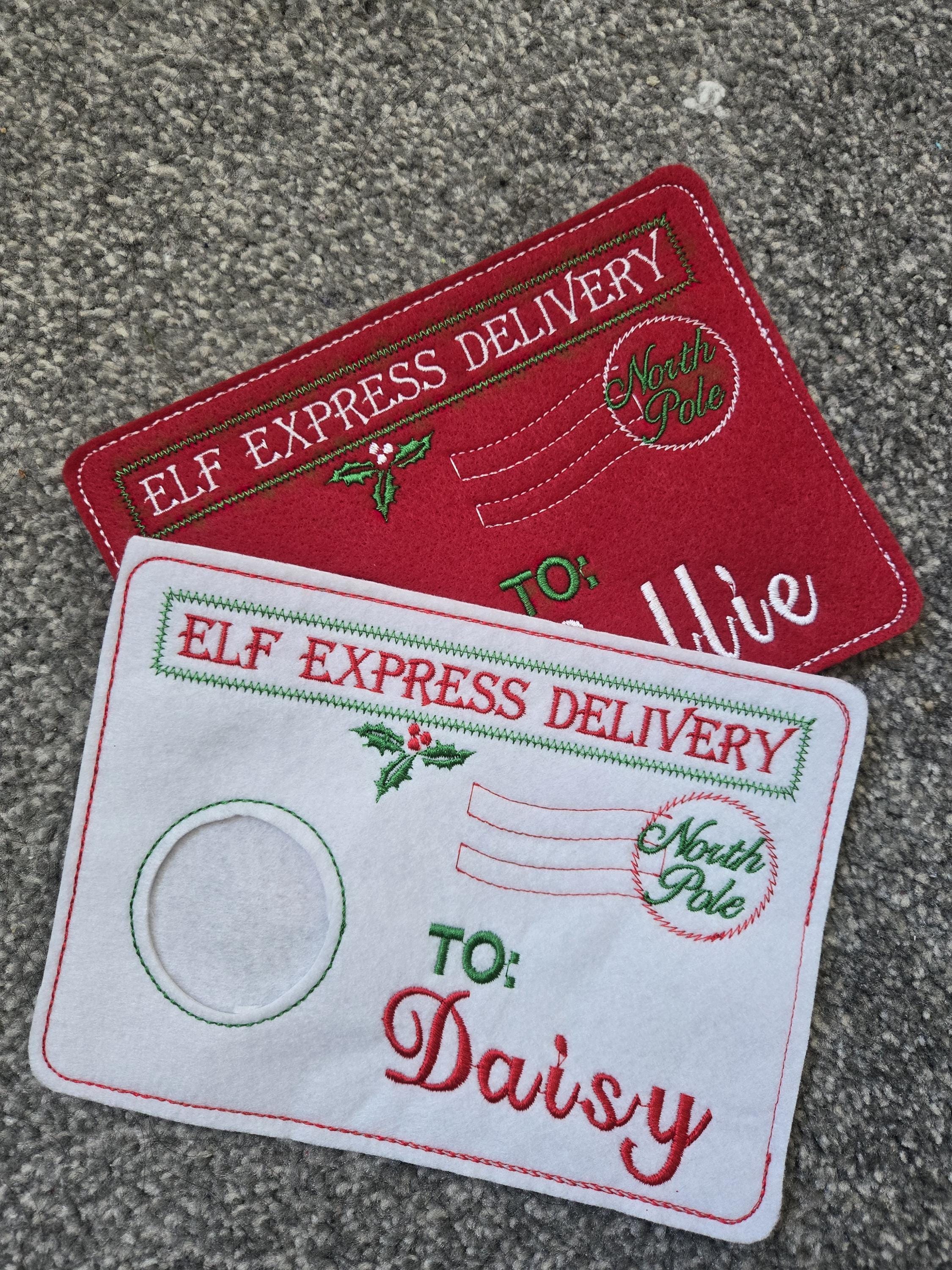 Elf Arrival and Departure Envelope, Christmas Eve, Hello Elf, Santa’s Workshop, Elf Mail, Post, Christmas Mail, Elf Postage