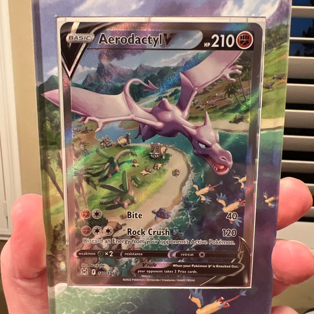 Super Rare!! ✨️MINT✨️ Aerodactyl V Alternate Art!! - Depop