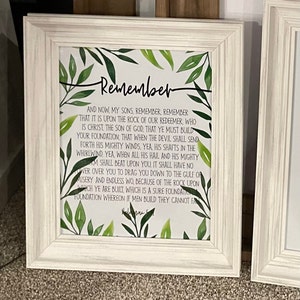 Printable Book of Mormon Scripture Glue-ins 2024 Come Follow Me Study ...